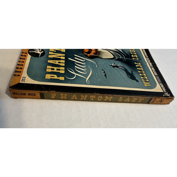 Phamtom Lady, William Irish 1st Printing Pocket Book #253 PB 44 Novel VTG - Picture 3 of 8